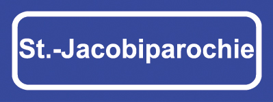 Koelkastmagneet plaatsnaambord St.-Jacobiparochie