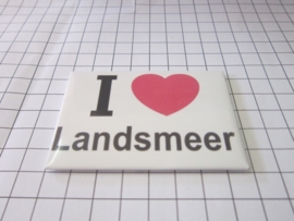 027 magneet I love Landsmeer