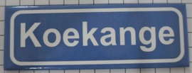 Koelkastmagneet plaatsnaambord Koekange