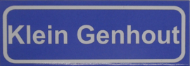 Koelkastmagneet plaatsnaambord Klein Genhout