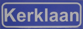 Koelkastmagneet plaatsnaambord Kerklaan