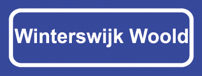 Koelkastmagneet plaatsnaambord Winterswijk Woold