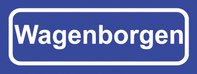 Koelkastmagneet plaatsnaambord Wagenborgen