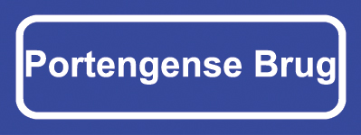 Koelkastmagneet plaatsnaambord Portengense Brug