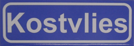 Koelkastmagneet plaatsnaambord Kostvlies