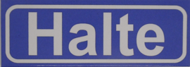 Koelkastmagneet plaatsnaambord Halte
