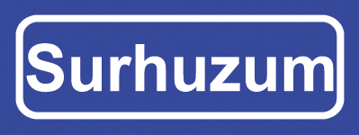 Koelkastmagneet plaatsnaambord Surhuzum