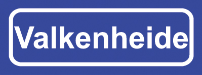 Koelkastmagneet plaatsnaambord Valkenheide