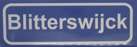 Koelkastmagneet plaatsnaambord Blitterswijck