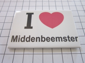 032 Magneet I love Middenbeemster