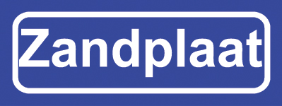 Koelkastmagneet plaatsnaambord Zandplaat