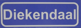 Koelkastmagneet plaatsnaambord Diekendaal