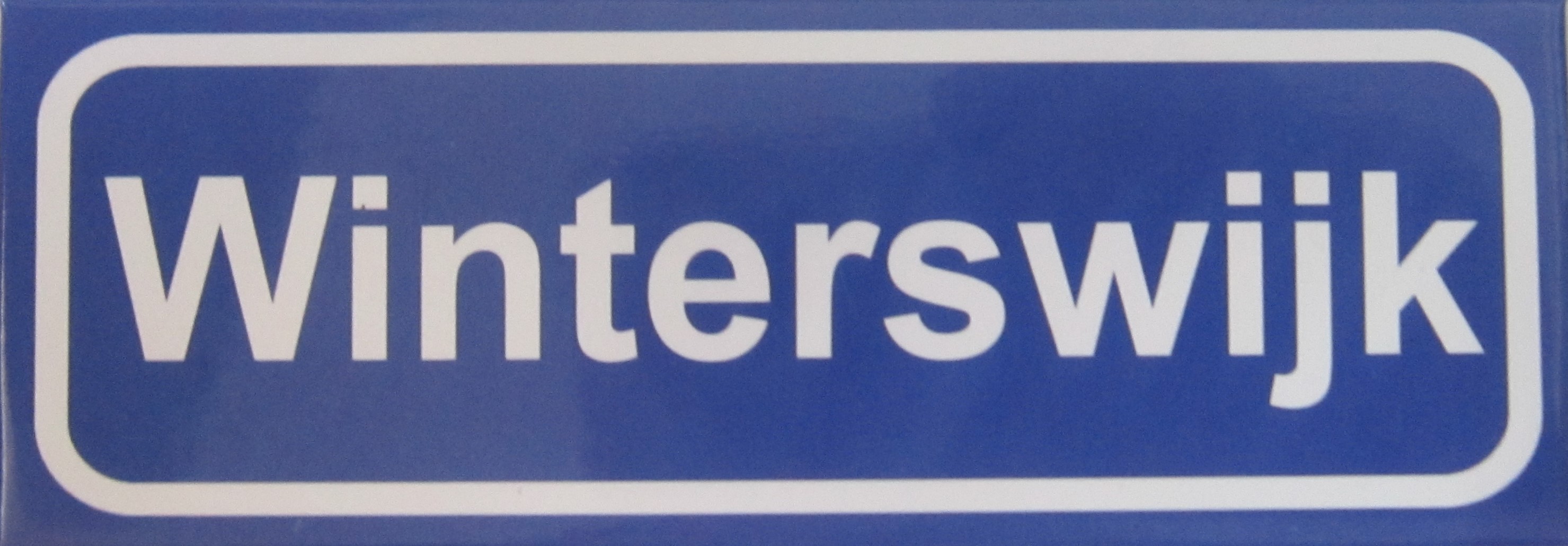 Koelkastmagneet plaatsnaambord Winterswijk
