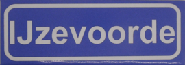 Koelkastmagneet plaatsnaambord Ijzevoorde