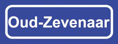 Koelkastmagneet plaatsnaambord Oud-Zevenaar