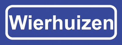 Koelkastmagneet plaatsnaambord Wierhuizen