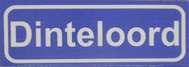 Koelkastmagneet plaatsnaambord Dinteloord