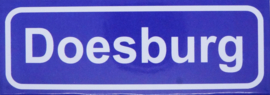 Koelkastmagneet plaatsnaambord Doesburg