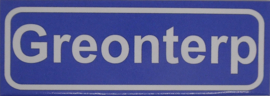 Koelkastmagneet plaatsnaambord Greonterp