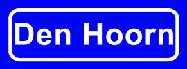 koelkastmagneet plaatsnaambord Den Hoorn P_NH3.0011