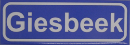 Koelkastmagneet plaatsnaambord Giesbeek