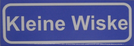 Koelkastmagneet plaatsnaambord Kleine Wiske