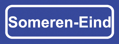 Koelkastmagneet plaatsnaambord Someren-Eind