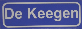 Koelkastmagneet plaatsnaambord De Keegen