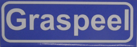 Koelkastmagneet plaatsnaambord Graspeel