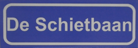 Koelkastmagneet plaatsnaambord De Schietbaan
