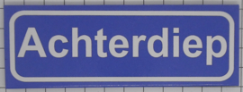 Koelkastmagneet plaatsnaambord Achterdiep