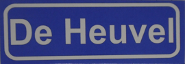 Koelkastmagneet plaatsnaambord De Heuvel