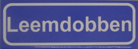 Koelkastmagneet plaatsnaambord Leemdobben