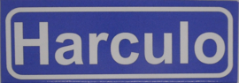 Koelkastmagneet plaatsnaambord Harculo