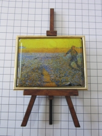 SCH 041 Schildersezeltje 16 cm hoog, Vincent van Gogh, de Zaaier