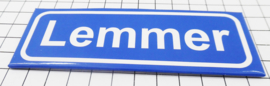 koelkastmagneet plaatsnaambord Lemmer P_FR13.0001