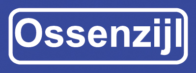 Koelkastmagneet plaatsnaambord Ossenzijl