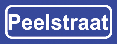 Koelkastmagneet plaatsnaambord Peelstraat
