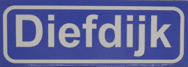 Koelkastmagneet plaatsnaambord Diefdijk