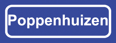Koelkastmagneet plaatsnaambord Poppenhuizen