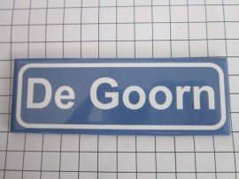 205 Magneet plaatsnaambord De Goorn