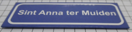 koelkastmagneet plaatsnaambord Sint Anna ter Muiden P_ZE9.4001