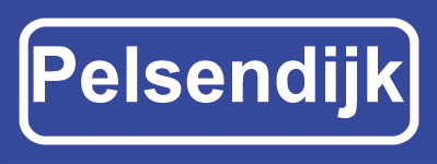 Koelkastmagneet plaatsnaambord Pelsendijk