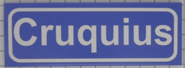 Koelkastmagneet plaatsnaambord Cruquius