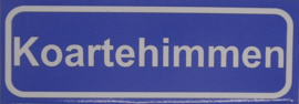 Koelkastmagneet plaatsnaambord Koartehimmen