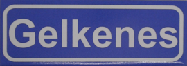 Koelkastmagneet plaatsnaambord Gelkenes