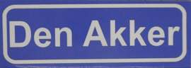 Koelkastmagneet plaatsnaambord Den Akker