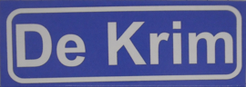 Koelkastmagneet plaatsnaambord De Krim