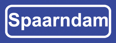 Koelkastmagneet plaatsnaambord Spaarndam
