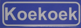 Koelkastmagneet plaatsnaambord Koekoek